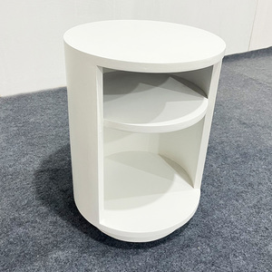 White Mdf OAK/Recycled <strong>Pine</strong> 2 Layers <strong>Corner</strong> Wall Mounted Cabinet <strong>Shelf</strong> - Product Image 5