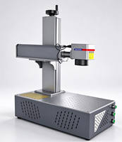 Mesin Penanda Laser Serat Desktop Huike untuk Pengukiran Jam Tangan Stainless Steel, Performa Stabil, Dukungan Grafik PLT/BMP
