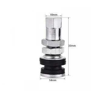 Válvula de Neumático sin Cámara TR161 de 32 mm de Acero Inoxidable para Motocicleta y Vehículo Eléctrico, Pieza de Repuesto - Product Image 4