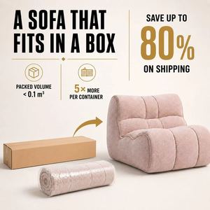 Fauteuil lounge confortable tout en mousse, <span class=keywords><strong>canapé</strong></span> de sol modulaire en chenille <span class=keywords><strong>rose</strong></span> pour petit appartement, dortoir, coin lecture - Product Image 1