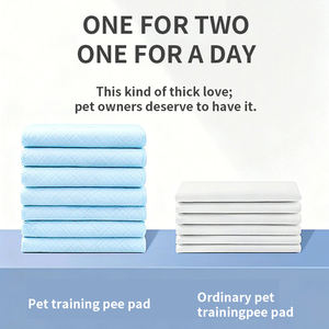 Kuru bakım toptan özel tek kullanımlık su geçirmez 3-Ply köpek köpek tuvalet pedi süper emici hemşirelik yavru Pet Mat hastane yatağı çarşafı - Product Image 4