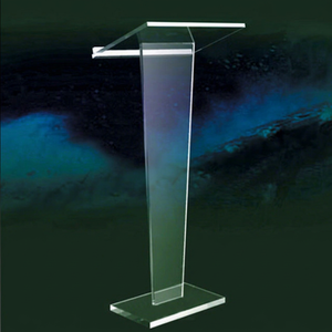 Podium avec Acrylique Panneau Avant Lutrin Affichage lutrin podium - Product Image 1