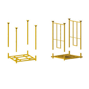 भंडारण के लिए अनुकूलित पाउडर कोटिंग स्टील पैलेट टायर रैक भारी शुल्क धातु ट्यूब - Product Image 5