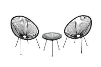 Chaises longues d'extérieur modernes en rotin, colorées et légères, meubles de jardin