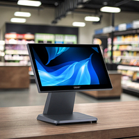 Écran tactile capacitif LED industriel de 15,6 pouces pour terminal de point de vente, idéal pour les supermarchés (vente en gros)