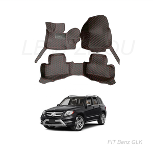 Alfombrillas de lujo para coche, juego completo de alfombrillas impermeables de diamante para mercedes-benz GLK 2010, 2014-2016, 2014-2018, 2012 - Product Image 1