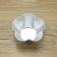 Moule à pudding en aluminium de qualité alimentaire, moule à gelée, réutilisable, antiadhésif, mini moule à gâteau, moule à muffins, moule à cupcakes, moule à tartes aux œufs