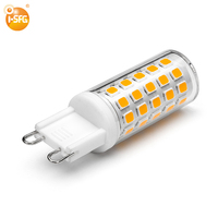 Source de lumière LED SMD G9 3,2W 54 LED à haute efficacité énergétique, en céramique+PC, lampe résidentielle AC100-265V 2700-6500K CRI 80 20000 heures
