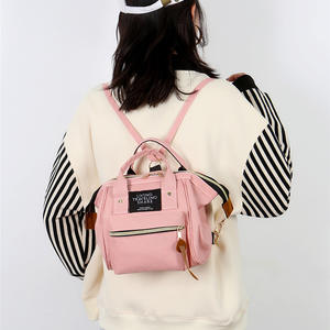 Lightweight Waterproof Nylon Travel Backpack With Front <b>Zip</b> Pocket Adjustable Strap For Women Everyday <b>Bag</b> - Product Image 2