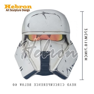 Casco Indossabile dei Trooper di <span class=keywords><strong>Star</strong></span> <span class=keywords><strong>Wars</strong></span>, Collezione Personale, in Fibra di Vetro e Resina, Accessorio per Cosplay, Costume per Giochi di Ruolo, Personaggio Cinematografico - Product Image 3