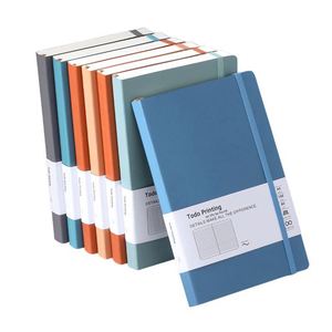 High Quality Business Office Lined Personalized Printed <b>Note</b> <b>Book</b> PU Leather Custom <b>A5</b> Hardcover Journal Notebook With Logo - Product Image 4