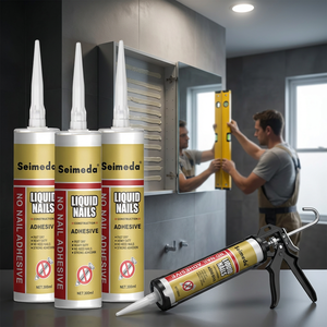 Colle liquide sans clou Seimeda, fournisseur chinois, <span class=keywords><strong>prix</strong></span> bas, tout usage, construction, sans clou, transparente - Product Image 1