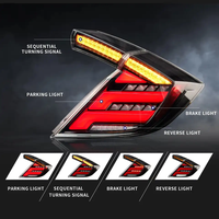 ZHENGWO — feu arrière à led pour civic type r modèle 2018, usine,
