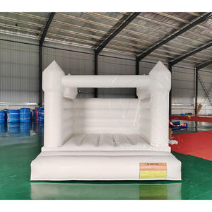 Mico Outdoor Indoor Use Commercial Grade PVC Mini White Bounce House Moonwalk 3x3m Inflatable Bouncer 3-Year Warranty 300-500kg - Product Image 1