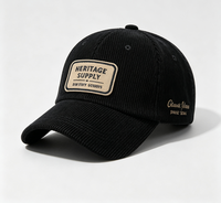 Casquette de baseball vintage classique unisexe avec patch brodé, respirante, réglable, style Dad Hat, personnalisable, 100% coton, américaine