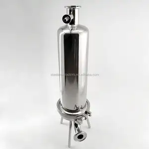 SS316L stainless steel cartridge filter housing for food processing filters