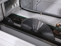 Scie à panneaux CNC robuste MA-KS838CP de 3800 mm avec poutre de pression haute stabilité pour usine de meubles