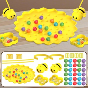 <span class=keywords><strong>Juego</strong></span> Magnético de Panal de Abeja para Niños |   <span class=keywords><strong>Juego</strong></span> de Mesa Focus Training para Niños |   Juguete Educativo de Rompecabezas con Cuentas Magnéticas - Product Image 2