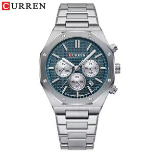 CURREN 8440 Montre à quartz pour homme de haute qualité avec bracelet en acier, chronographe, calendrier, montres de business pour homme, Relojes Para Hombres - Product Image 6