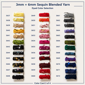 Nouvelle Marque ZLWXL Fil Mélangé 3MM+6MM 32s/2 55% Coton + 45% PVC Haute Ténacité, Torsion Fantaisie Uniforme, Idéal pour Broderie et Tricot Manuel - Product Image 5
