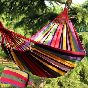 Columpios de Patio portátiles de alta calidad para 2 personas, <span class=keywords><strong>hamaca</strong></span> de lona arcoíris para acampar, Columpio de jardín plegable para <span class=keywords><strong>playa</strong></span> al aire libre - Product Image 3