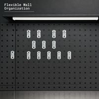 Armoire de rangement d'outils pour atelier de réparation de garage, double unité, compartiments supérieurs, portes verrouillables, tiroirs, OEM, capacité de charge 500 kg