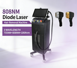 Machine d'épilation au laser à diode 755 808 1064 nm, 3 longueurs d'onde, laser à diode haute performance, machine d'épilation au laser à diode - Product Image 3