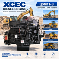 Moteurs diesel SCDC CUM QSM11 Série QSM11-C 290-400HP/1800rpm02100rpm 6 cylindres 11L avec ECU utilisés pour les machines de construction