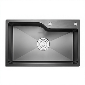 Nouveau produit : Évier de cuisine à cuve unique en acier inoxydable 201/304, lavabo pour cuisine de style farmhouse - Product Image 6