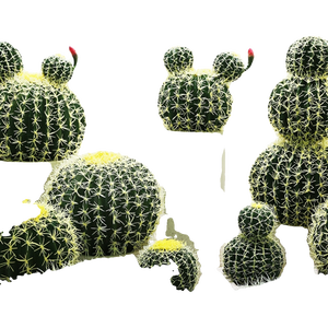 Simulation de <span class=keywords><strong>d</strong></span>ésert tropical, <span class=keywords><strong>grande</strong></span> <span class=keywords><strong>plante</strong></span> verte de cactus <span class=keywords><strong>d</strong></span>'<span class=keywords><strong>intérieur</strong></span>, pour embellir les vitrines de magasin - Product Image 5