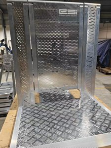 La barriera in alluminio della fase della folla del palco dell'esi, barriere di alluminio della costruzione ha usato le barriere, scherma di metallo della barriera di concerto eventi - Product Image 2