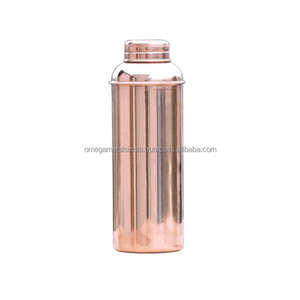 Vente chaude bouteille d'eau en cuivre pur étanche fabriquée en Inde avec une isolation thermique élevée avantages pour la santé ayurvédique Style sportif - Product Image 6