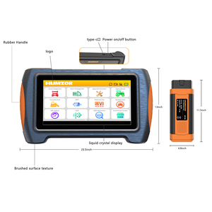 <span class=keywords><strong>Humzor</strong></span> <span class=keywords><strong>NexzDAS</strong></span> M7 HD Scanner de diagnostic automobile complet pour camions lourds, compatible avec les véhicules diesel 12-24V, outils OBD2 - Product Image 1