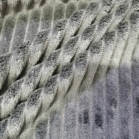 Couverture 100% polyester, tissu jacquard en flanelle, polaire gaufré
