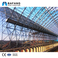 Cubierta de cobertizo de material de estructura de acero de estilo industrial del fabricante de China para minería Solución de Casa de almacenamiento de mineral Edificios de acero