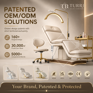 Lettino Cosmetico di Lusso <span class=keywords><strong>TURRI</strong></span> Camilla Elettrico, Lettino Spa per Cliniche, Trattamenti Viso e Cosmetologia - Product Image 1