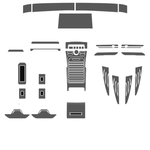 Película transparente de Tpu para <span class=keywords><strong>Lincoln</strong></span> Nautilus 2023, pegatinas interiores protectoras para coche, consola central, pantalla de navegador, Panel de puerta de engranaje - Product Image 1