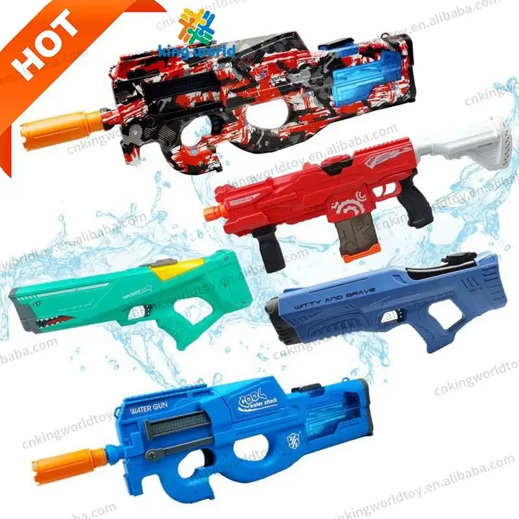 Pistolet à eau King World New Factory Wholesale de nombreuses couleurs chaudes jouets d'été pistolet jouet à eau électrique d'extérieur
