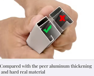 Высококачественная Выдвижная алюминиевая рама с белой и темно-серой сеткой из полипропиленового материала - Product Image 5