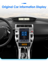 Radio de Coche Android CARUPEZ de 9.7 Pulgadas para Citroen C4/C-Quatre/C-Triomphe 2004-2012, 8 Núcleos, Estilo Tesla Vertical, GPS Integrado