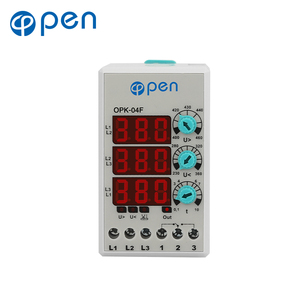 מעל תחת ממסר בקרת מתח עם <span class=keywords><strong>3</strong></span> x3 ספרות הוביל הגנה רצף ac220v תלת פאזה - Product Image 5