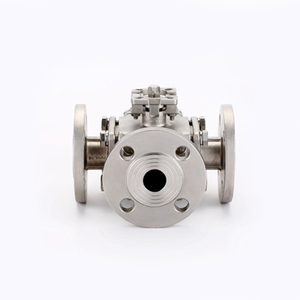 DN32รับลูกบอล3ทางพอร์ตขนาด1-1/4นิ้วพร้อมแผ่นยึด ISO5211 - Product Image 1