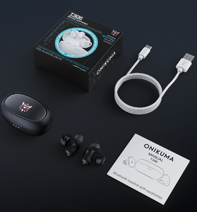 Audífonos Intrauditivos para Juegos <span class=keywords><strong>Onikuma</strong></span> T306 2024, Audífonos Inalámbricos Tws de Alta Calidad - Product Image 6