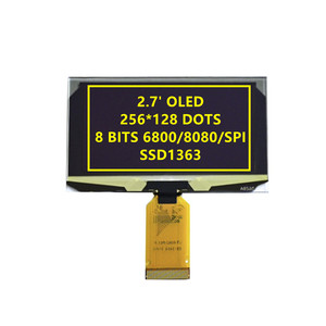 2,7 pulgadas <span class=keywords><strong>OLED</strong></span> 8080 6800 SPI BLANCO Verde AMARILLO 2,7 'SSD1363 256x128 256*128 MÓDULO DE PANTALLA <span class=keywords><strong>OLED</strong></span> - Product Image 2