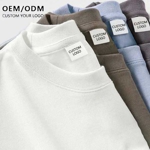 T-shirt en coton lourd à épaules tombantes, style streetwear, 100% coton, imprimé vintage, surdimensionné, personnalisable - Product Image 1