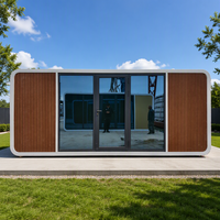 Maison préfabriquée moderne de type Apple Cabin avec design intérieur intelligent pour hôtel, complexe hôtelier et Airbnb