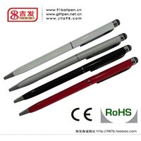 Stylo à bille en métal 2 IN 1 avec stylet pour cadeau promotionnel