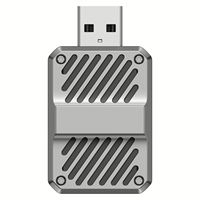 Adaptador Inalámbrico CarPlay Compacto OEM Marca MS-01, Adaptador 2 en 1 de Cableado a Inalámbrico, Dongle con 1 Año de Garantía - Plug and Play
