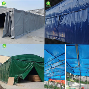 Impermeable negro 4m X5m 4x6m 6x8 400 gramos Pvc lona inflable cabina tienda - Product Image 5
