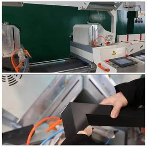 Двухголовочный станок для резки алюминиевых оконных и дверных профилей, высокоточная пила для промышленного производства - Product Image 4